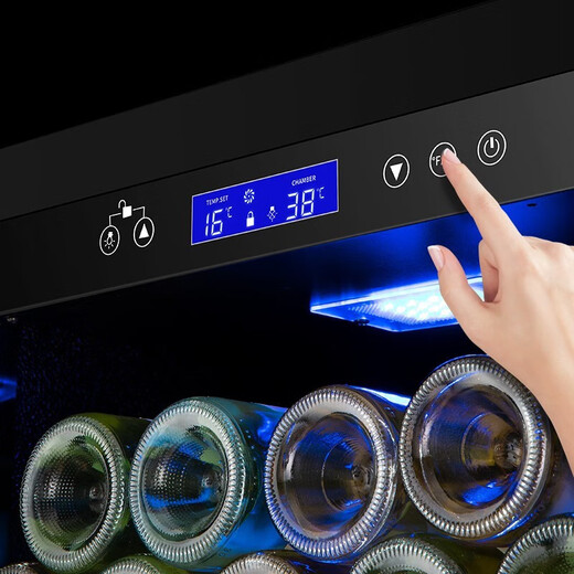 BAIKAILUN thin red wine cabinet constant temperature wine cabinet embedded household wine beverage tea thermostatic cabinet commercial display refrigerator air-cooled frost-free 1.71 meters single temperature ~ (full display model) 70 bottles thin section