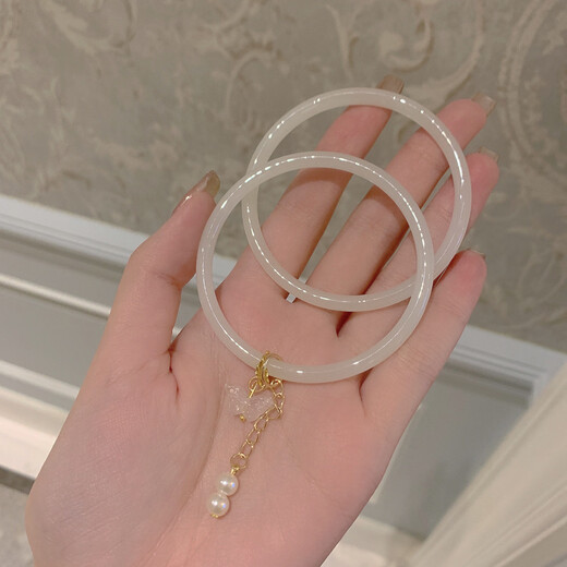 Colección de poemas de té blanco de Sanji, paso a paso, pulsera Jingdang, temperamento tierno, pulsera de nicho súper inmortal para los mejores amigos M671 Pulsera de mariposa blanca