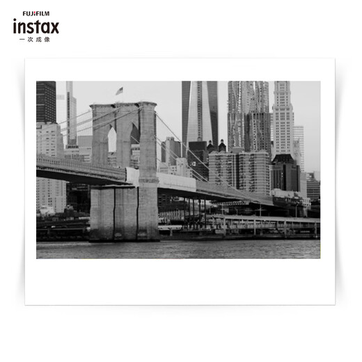 INSTAX Fuji instant film (instax) WIDE photo paper (film) black and white photo paper single package for wide format cameras (white edge)