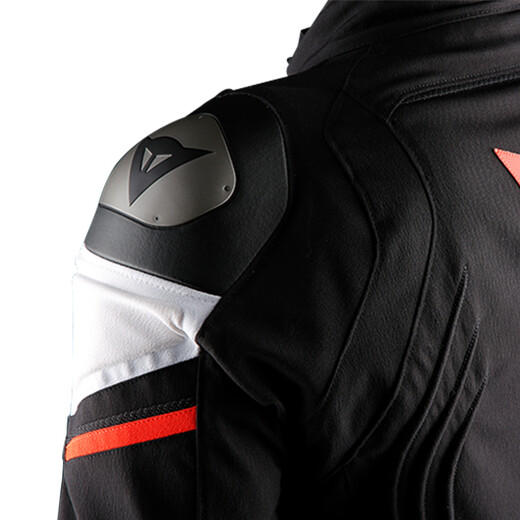 DAINESE/丹尼斯 RACING 3 D-DRY赛车服防风防雨四季摩托车骑行服防摔夹克 684/黑-黑-红 56