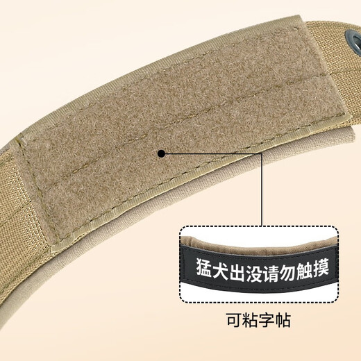 DidogPet dog collar large dog collar medium dog training outdoor bulldog pet collar elastic rope dog leash brown collar XL - recommended weight 65-100Jin Jin equals 0.5 kg