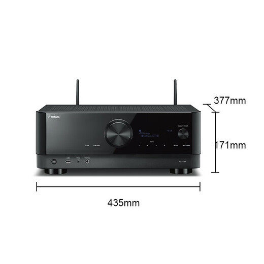 雅马哈（Yamaha）RX-V6A 家用功放机7.2声道 8K全景声家庭影院AV放大器 蓝牙 黑色