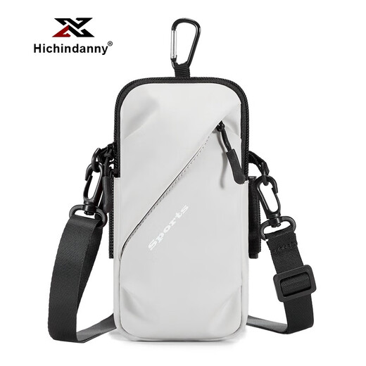 HICHIN DANNY running mobile phone arm bag outdoor fitness bag men's arm bag women's sports arm bag wrist bag waterproof night running equipment red