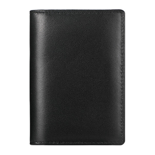 
Ianma first layer cowhide card bag business card holder for men and women business leather business card box Large capacity driver's license leather case card bag 98 black window position