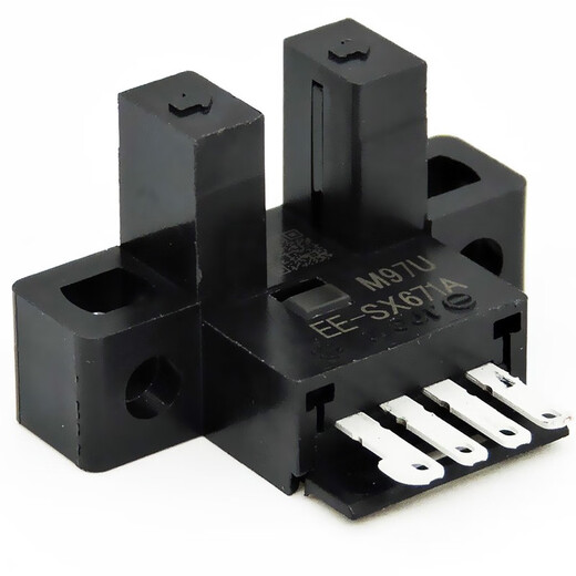 Commutateur photoélectrique miniature OMRON EE-SX Capteur infrarouge Induction en U-Slot L-Type Type de soudage Type de plug-in Wr Wit avec fil de plomb 1 mètre EE-SX671A NPN 5-24VDC