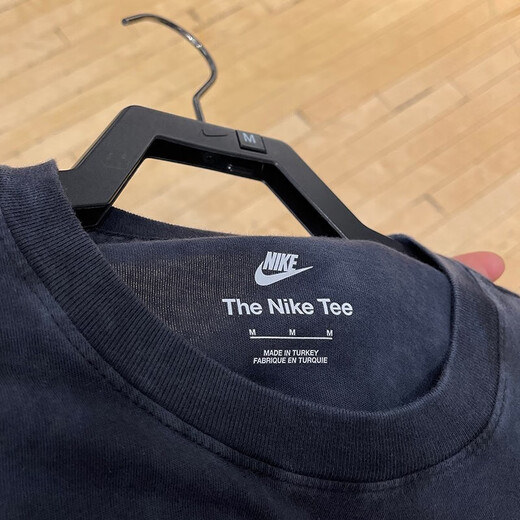 耐克（NIKE）做旧款短袖T恤男装2025夏季新款运动服针织透气圆领休闲上衣 FD1283-010黑色做旧款 S
