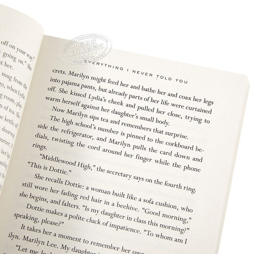 无声告白 英文 美版 Everything I Never Told You 伍绮诗