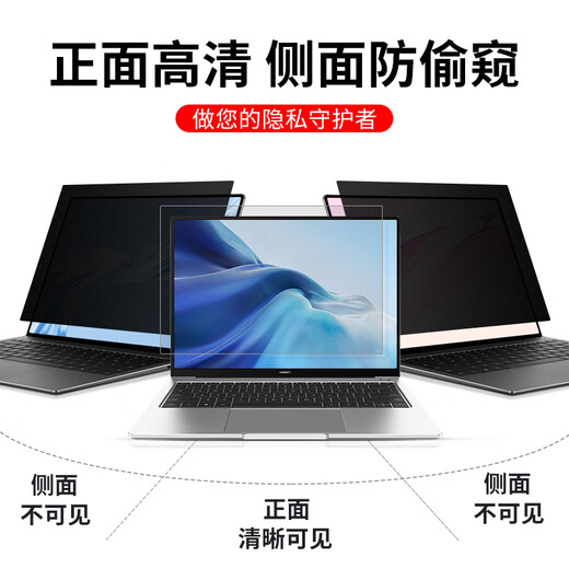 NFIT戴尔笔记本专用防蓝光防窥膜 免贴卡扣式防窥膜 17英寸戴尔XPS 17-9730/9720