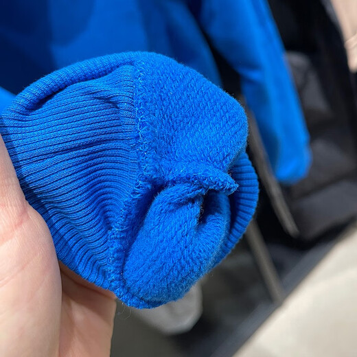 阿迪达斯 （adidas）卫衣男士春秋季三叶草运动服针织连帽休闲上衣套头衫 HK9866蓝色磨毛毛圈  2XL