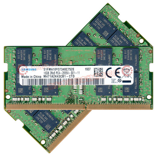 Samsung (SAMSUNG) original DDR4 PC4 fourth-generation notebook all-in-one computer memory stick, suitable for Lenovo Savior, Dell Inspiron, ASUS Tianxuan, HP, Xiaomi, Huawei, etc. DDR4 2666 16G notebook memory stick