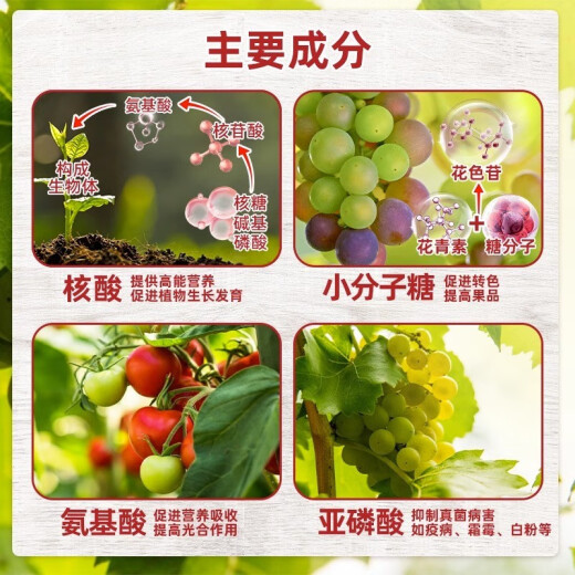 进口比瑞时688高能亚磷酸有机液体肥蔬果专用肥膨果提糖转色增香 比瑞时 1kg*1瓶