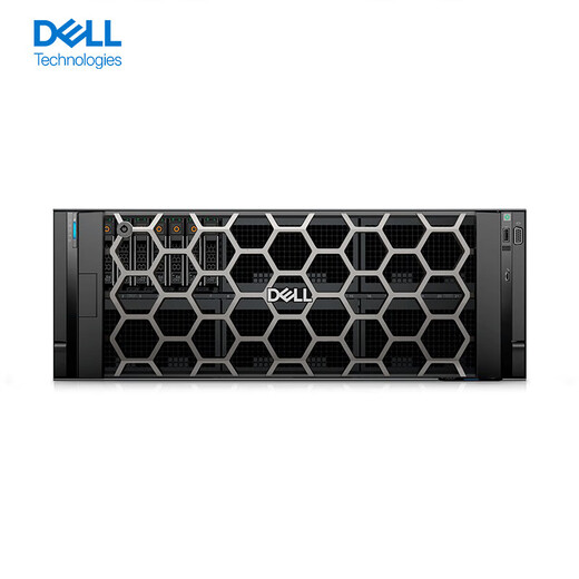 戴尔（DELL)R960 4U机架式服务器 GPU显卡运算AI人工智能虚拟化 4*金牌6448H【32核, 2.4Ghz】 256G/2*480G固+4*2.4T/H755