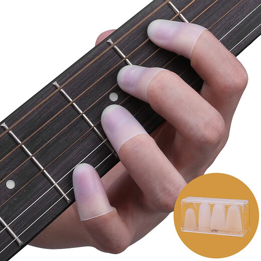 Maner Instruments Guitar Left Finger Cover Ukulele Guitar String Finger Cover Protective Cover Guitar Accessories Medium
