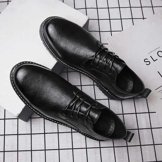 Lwok nuevo producto zapatos de cuero casual para hombres de moda de moda