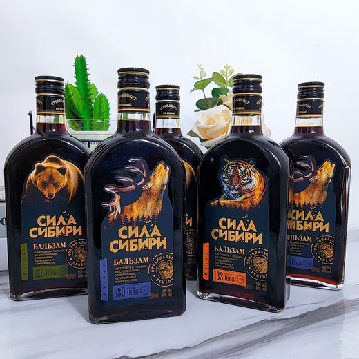 巴一戈尔俄罗斯原装进口虎头配制酒高度洋酒巴一戈尔配制酒男士滋补酒水 虎头配制酒500ml*1瓶