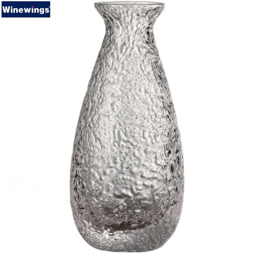 WINEWINGS Japanese hand-made glass wine warmer set household liquor dispenser hammer pattern sake ice wine jug Japanese wine cup wine set wine jug single simple package