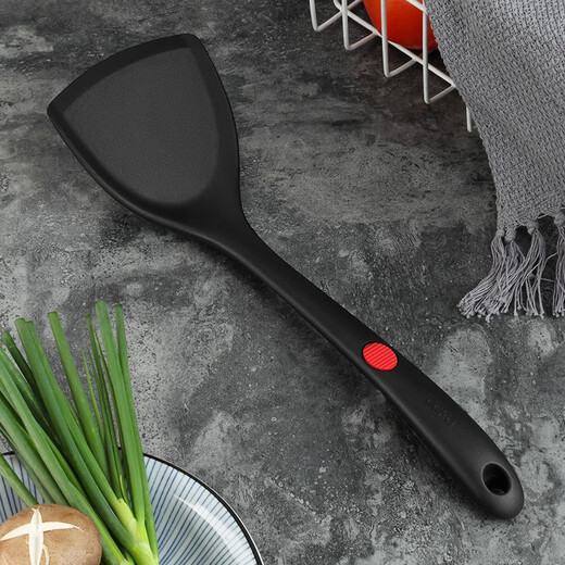 
CCKO silicone spatula high temperature resistant non-stick pan kitchen cooking spatula set kitchen utensils colander frying spatula spatula CK9793 large silicone spatula (red)