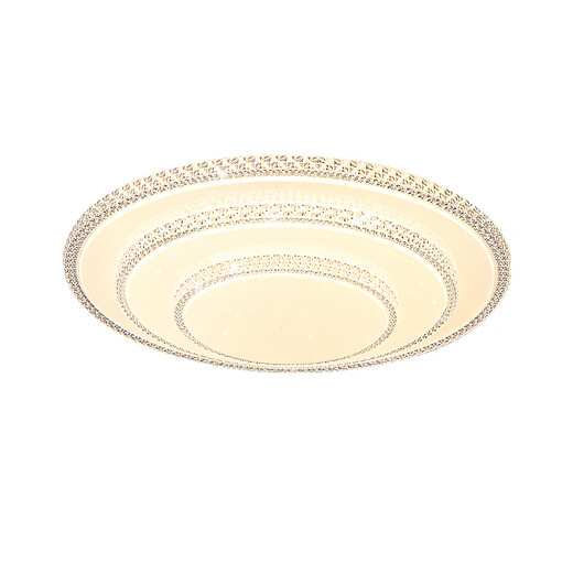 SUOYADA Nordic living room main light bedroom light modern simple atmosphere LED ceiling light new minimalist whole house package lamp Xinchen diamond 80cm Wuji 96w