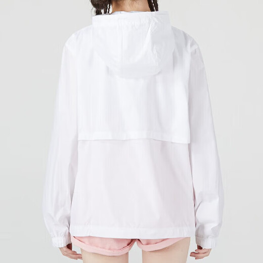 耐克（NIKE）官方网舰店外套女装 春季新款透气休闲防晒宽松连帽运动风衣 DM6180-100 L