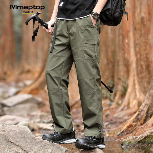 MMOPTOP outdoor workwear assault pants autumn and winter men's loose breathable street sports casual pants 2409 military green 2XL