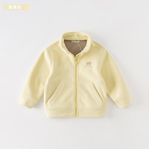 David Bella children's polar fleece jacket autumn clothing for boys and girls baby clothes anti-static cardigan
