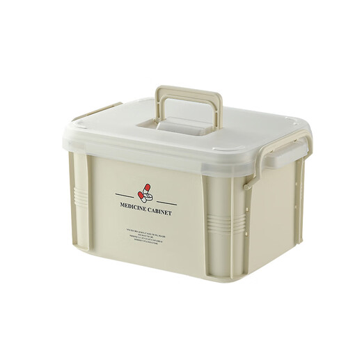 Yueka household medicine box multi-functional medicine storage box first aid box medicine box portable visual multi-layer storage box large