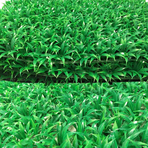 Qiyihang simulated lawn plastic artificial fake outdoor turf large grass belt indoor balcony decorative wall plant mat 40X60 large grass belt 9 flowers