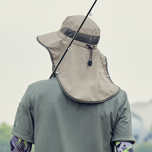 Camper Coutcamp Sunspreen Hat Mask Mask Miding Bike Cover Face Protección de cuello transpirable Protección UV 2024 Nuevo sol de sol Sunshade al aire libre Gris oscuro (655 modelos) Todos los tamaños se pueden ajustar