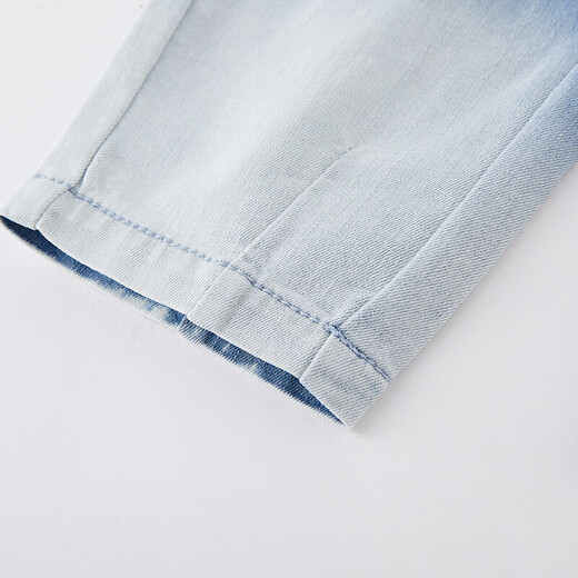 Les vêtements pour enfants de Ying lavage jeans garçons et filles 2022 Spring New Style Colordient Couleur de pantalon pour enfants en vrac doux yrkcj12189a Grey and Blue Gradient YRKCJ12189A 80cm