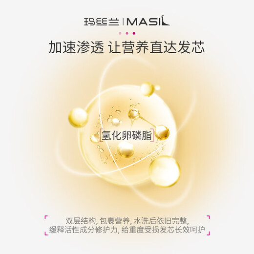 MASIL Protein Correcting Hair Mask Frizz Repair Nutrition Repair Improves Damaged Hair Hair Salon Special Conditioner 300ml