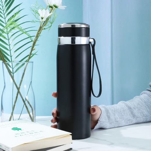 Shuqule 316 stainless steel thermos kettle can be customized for boys business simple capacity kettle outdoor sports portable car steel color 600ml