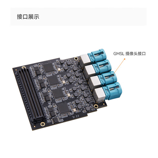 
ALINX autonomous driving HIL hardware in-loop simulation FPGA development board is equipped with 16-channel GMSL2 1 vehicle camera ADAS acquisition module HPC FMC daughter board card FH9712