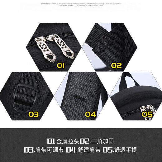 Qiaoyi sac à dos de grande capacité Sac ordinateur portable décontracté Business Travel Sac à dos Étudiant Big School Sac de déplacement de voyage