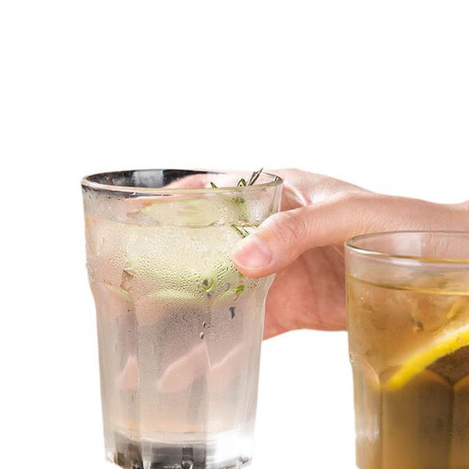 
Yapai Libi thickened glass cup star anise cup large beer cup milk juice milk tea drink water cup heat-resistant transparent Libi ice spirit glass 163ml (15249)
