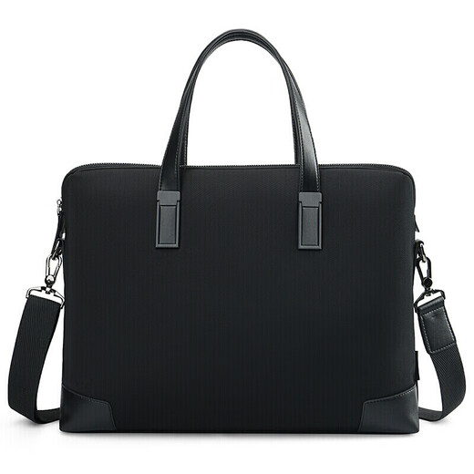 Scarecrow men's briefcase handbag business office trip Oxford cloth lawyer shoulder crossbody 14-inch computer bag