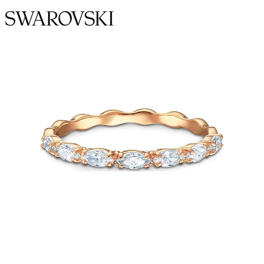 Swarovski (SWAROVSKI) MATRIX ring classic shiny light luxury jewelry for women rose gold plated 52mm-No. 12 5366583