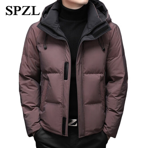 Lexc Light Luxury Brand Down Jacket Winter Short Youth Youth Vêtements chauds Nouveaux hommes décontractés et confortables Blue 9902 M 170 / (suggéré 100-120jin [Jin est égal à 0,5 kg]))