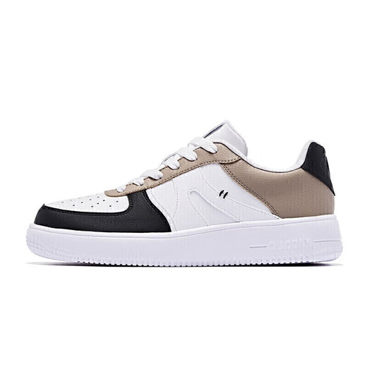 Jordan men's shoes versatile low-top leather-face autumn and winter board shoes thick sole height-enhancing casual white shoes sports shoes
