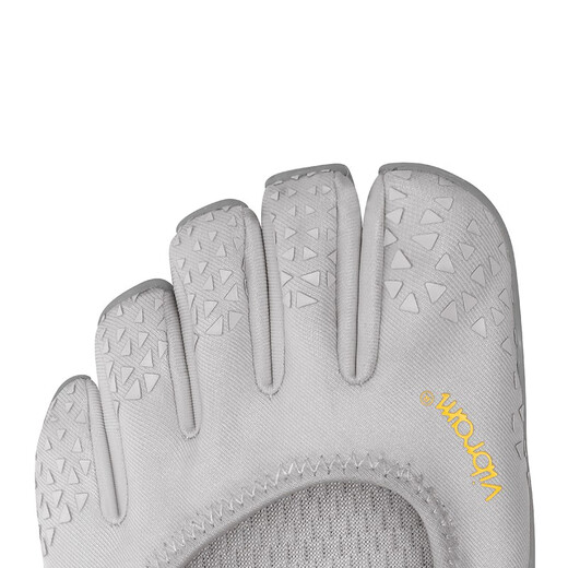 Vibram five-toe shoes for women indoor fitness training yoga dance shoes Pilates five-toe shoes breathable casual shoes VSOUL silver/light gray normal size, one size larger 37