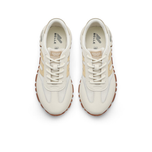 Belle Zhou Yutong's same style Xiaojingan Forrest shoes women's shopping mall same style casual shoes A8D1DAM4 beige 37