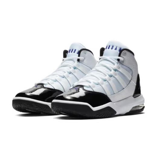 耐克（NIKE）休闲鞋女鞋秋冬季新款运动鞋Air Jordan Max Aura小康扣篮球鞋 AQ9214-121黑白配色 36