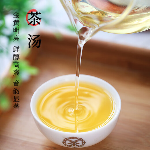 中茶海堤茶叶铁观音特级清香型铁观音送礼茶叶礼盒独立袋乌龙茶配礼袋 礼盒装252g