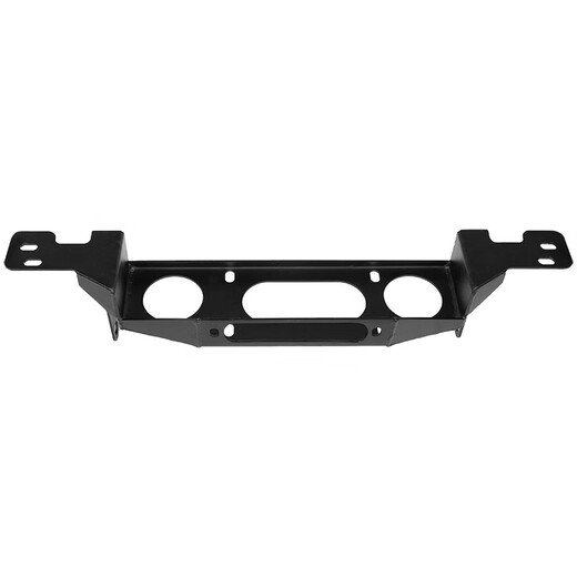 SHEZU Suitable for Mitsubishi Pajero winch fixed bracket V97V93V73 built-in winch tray modification accessories upward license plate holder black carbon steel