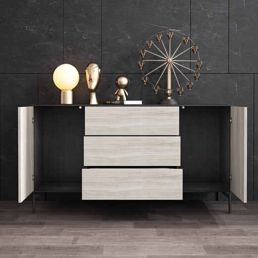 A home furniture sideboard Nordic minimalist Italian style light luxury restaurant storage cabinet red wine cabinet tea cabinet entrance storage W2006