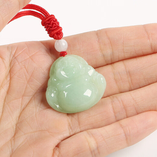 Phoenix Jewelry Jade Jade Buddha Pendant Maitreya Buddha Jade Pendant Women's Jade Necklace as a Mother's Day Gift for Mom's Birthday