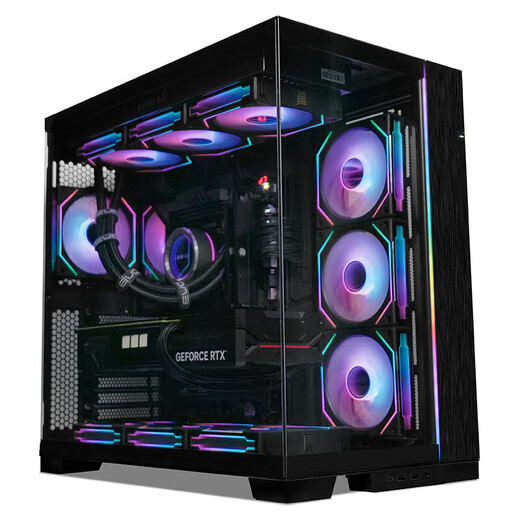 LIANLI联力包豪斯O11D EVO全视版 黑色 无立柱海景房台式电脑机箱  EATX大箱/三面水冷位/支持5090显卡