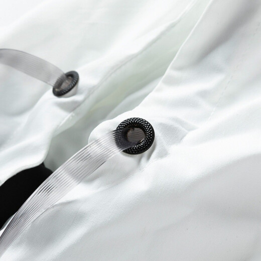 FORTEI Jacket Men's Trendy Fashion Versatile Loose Sports Hooded Jacket Men 2063 White XL