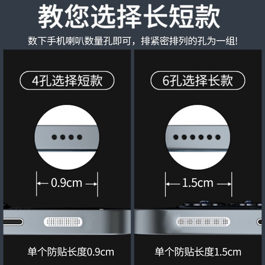Mu Nian Apple 14 13 12 mobile phone dustproof sticker charging port dustproof plug iPhone14promax dustproof net black long 4 + short 4 + dustproof plug 2