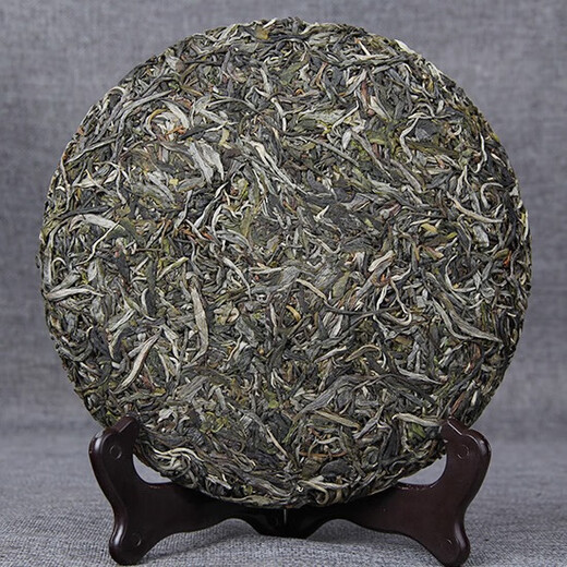 Mu Zhi 2021 Mingqian Bangdong ancient tree tea Pu'er tea handmade tea 357g Qizi cake raw tea cake