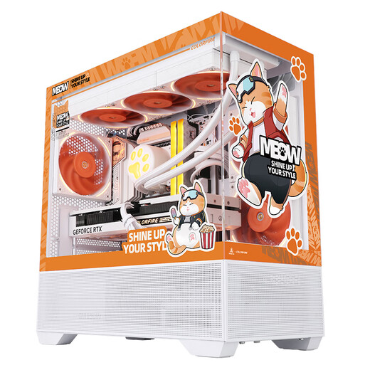 Colorful sea view room E-sports game design office computer host desktop assembly machine Customized upgrade (contact customer service before placing an order) 50 Single shot will not be shipped Customized model Please contact customer service before placing an order